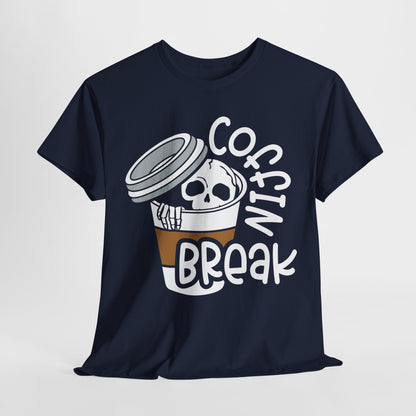 Coffin Break, Skeleton,  Coffee Tee, Unisex Shirt