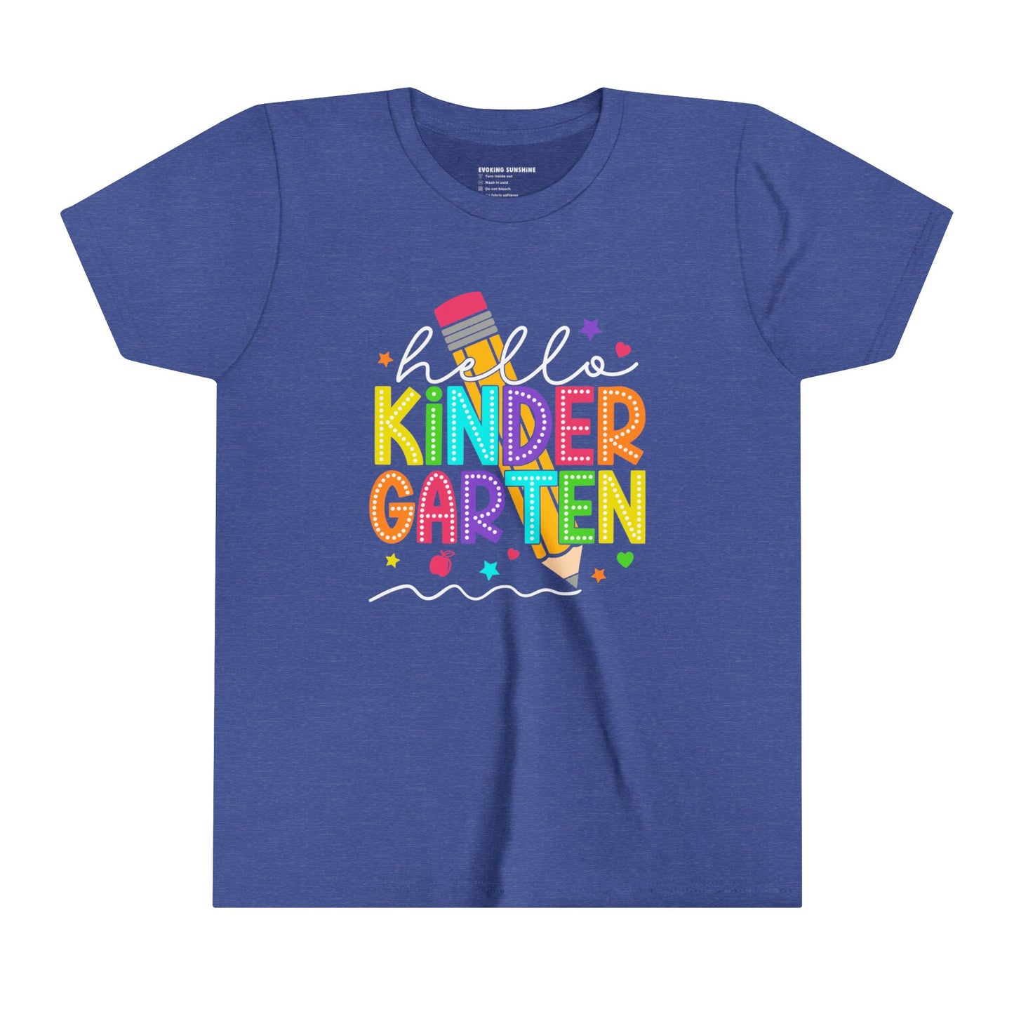 Hello Kindergarten, Back to School Shirt, Elementary School