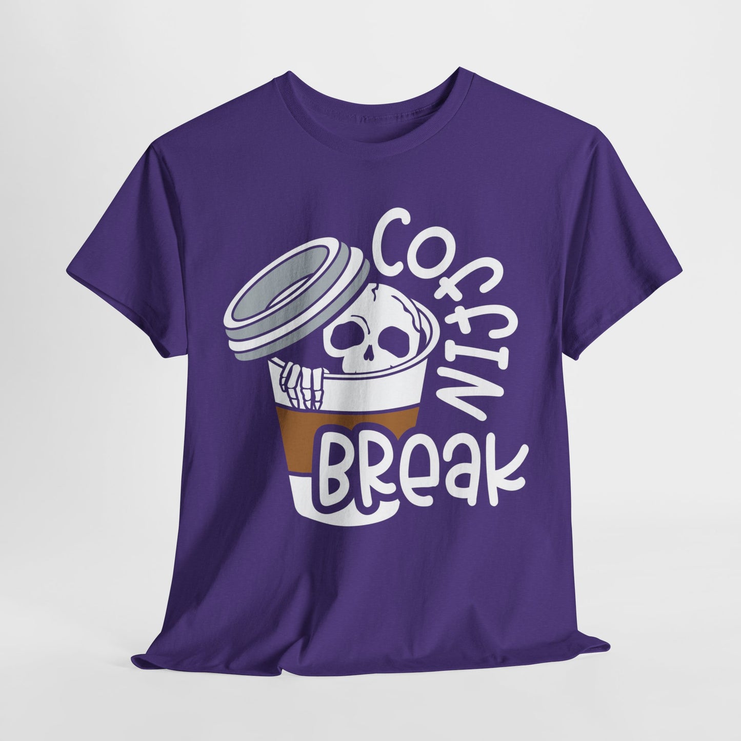 Coffin Break, Skeleton,  Coffee Tee, Unisex Shirt