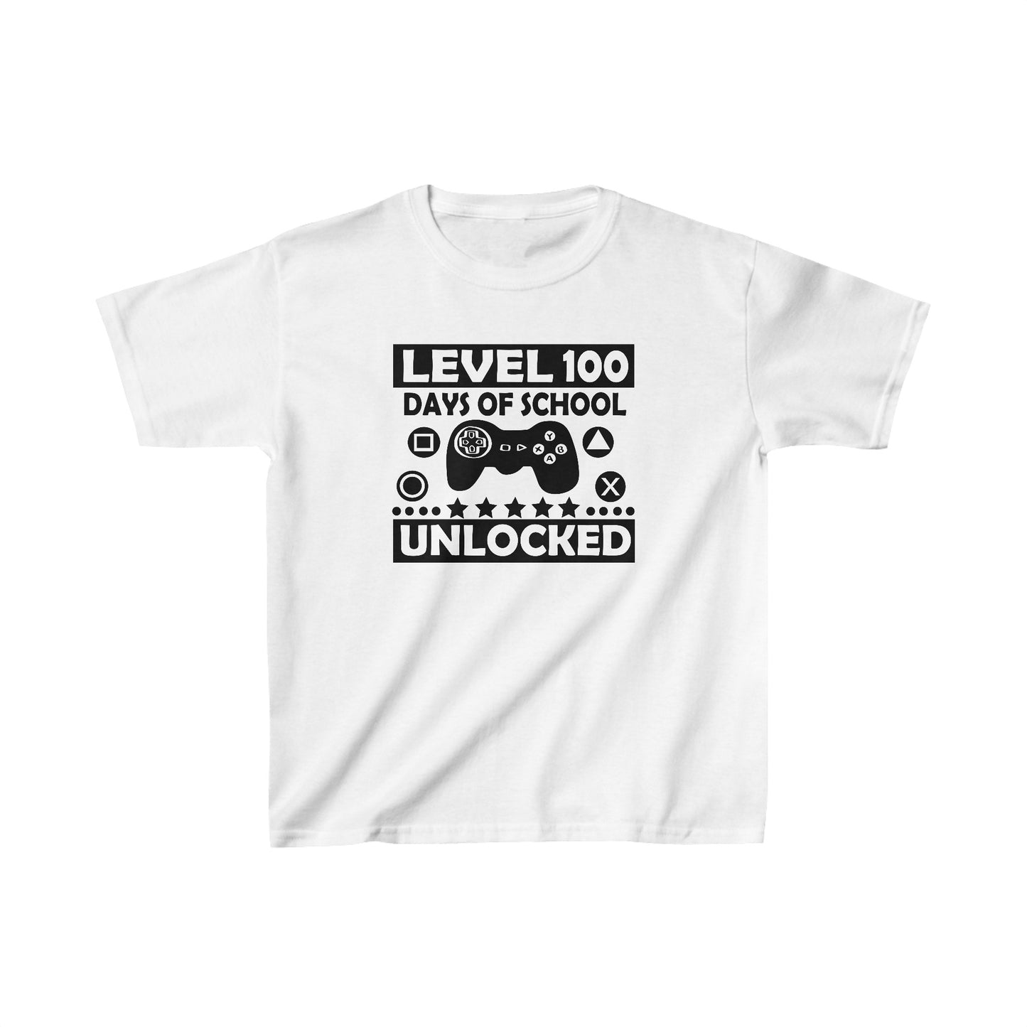 Level 100 School Days Unlocked  T-Shirt, School Spirt, Youth shirt