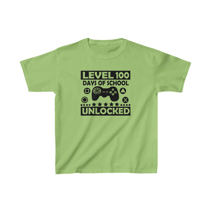 Level 100 School Days Unlocked  T-Shirt, School Spirt, Youth shirt