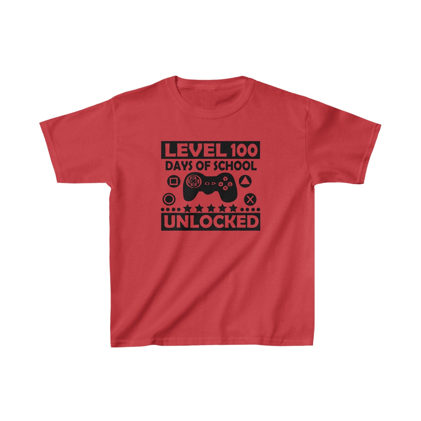 Level 100 School Days Unlocked  T-Shirt, School Spirt, Youth shirt