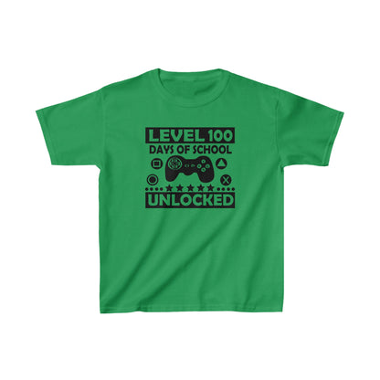 Level 100 School Days Unlocked  T-Shirt, School Spirt, Youth shirt