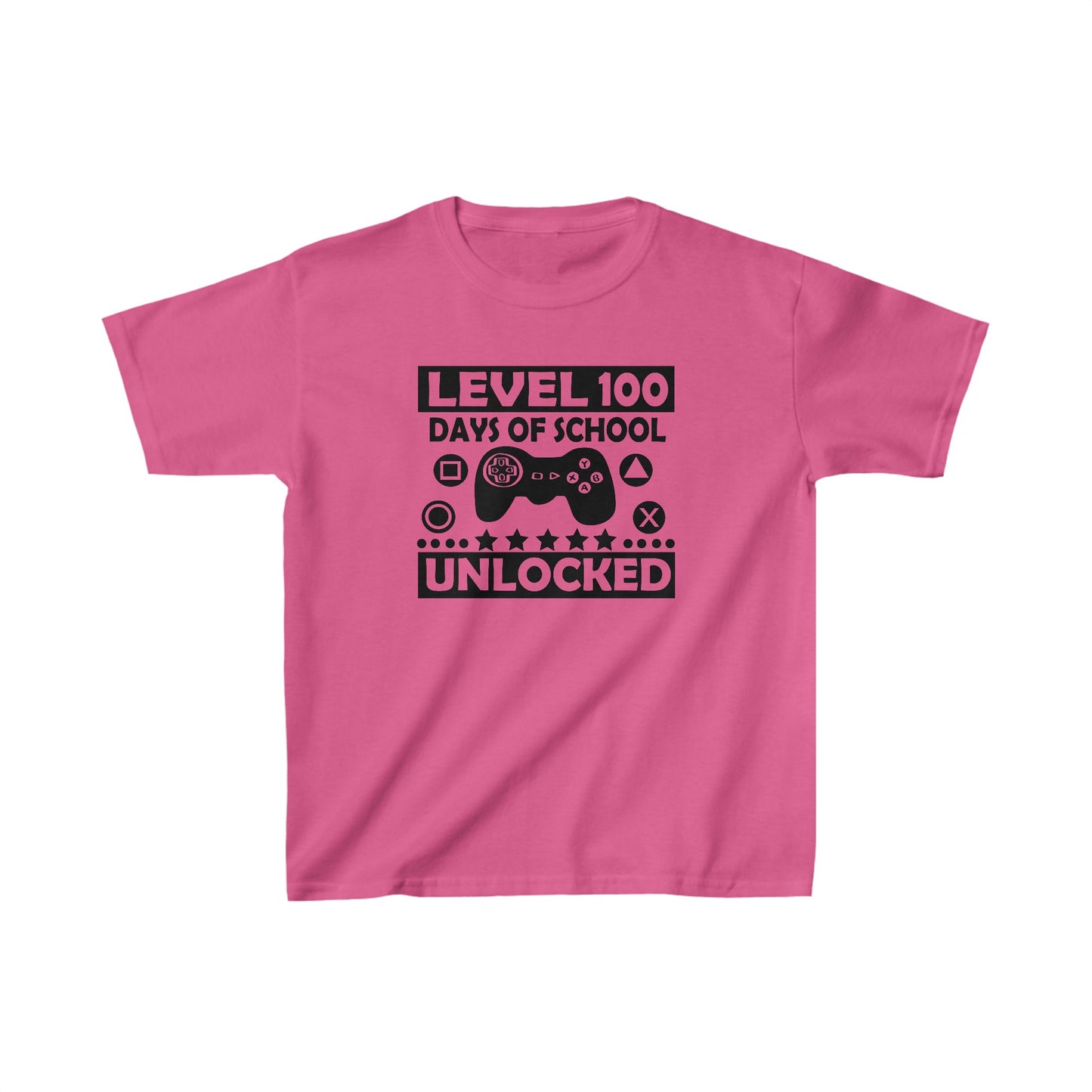 Level 100 School Days Unlocked  T-Shirt, School Spirt, Youth shirt
