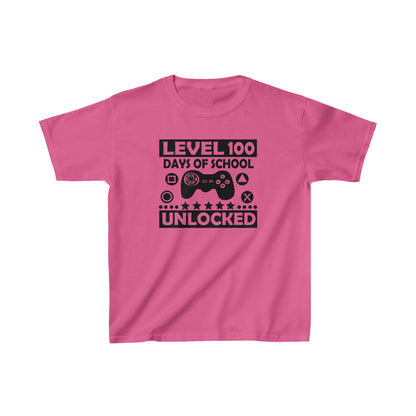 Level 100 School Days Unlocked  T-Shirt, School Spirt, Youth shirt