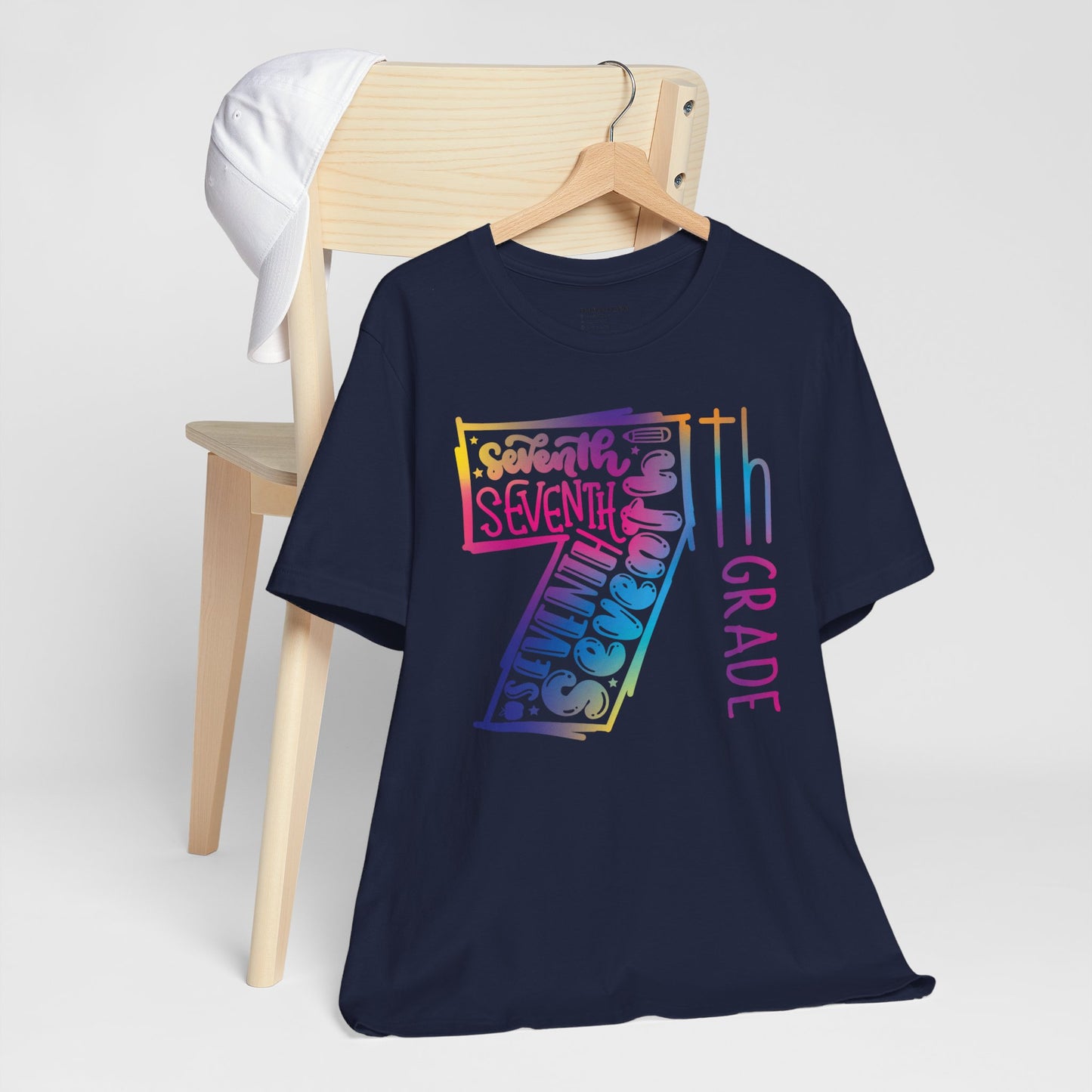 7th Grade Celebration Short Sleeve, Middle School, School Year, Seventh grade