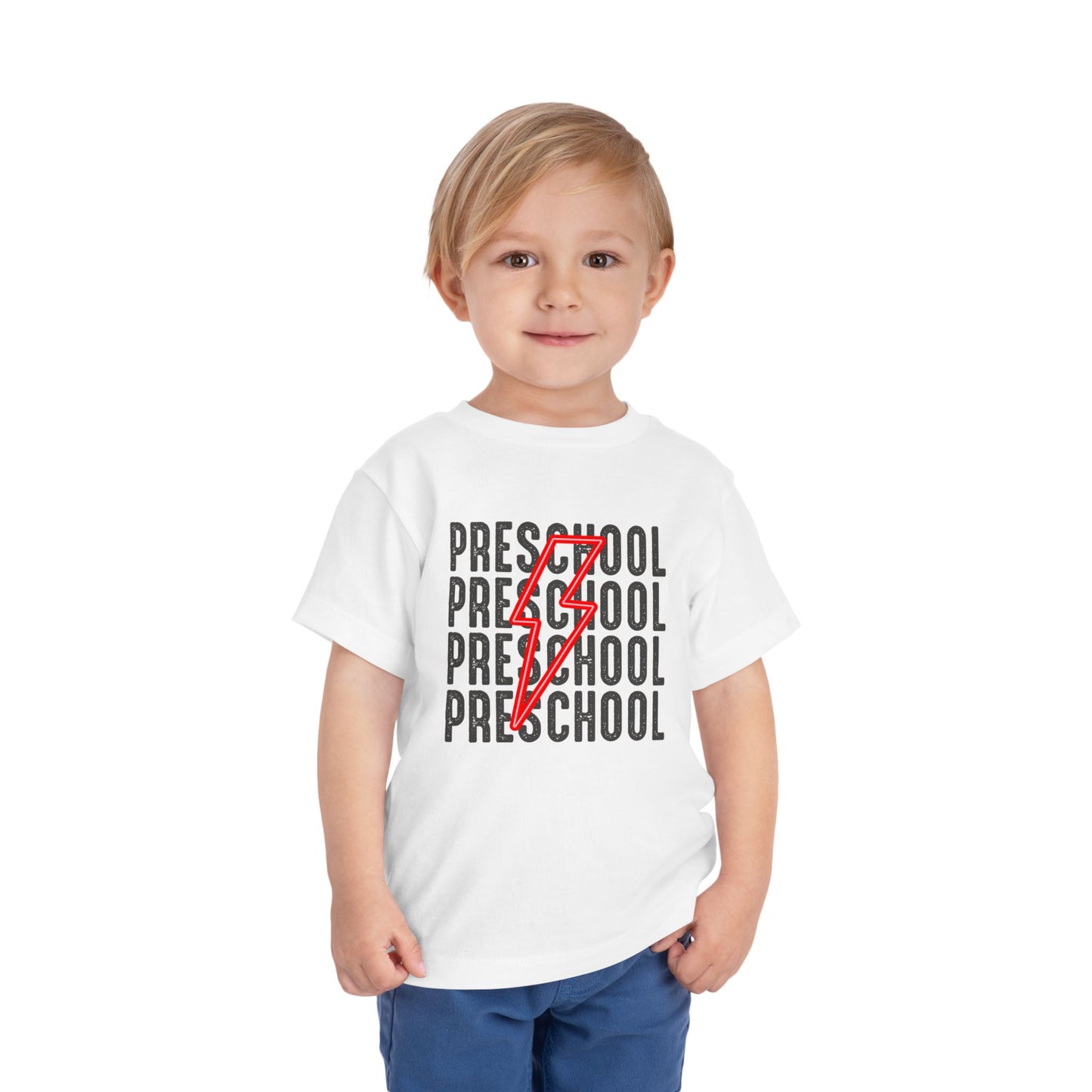 Preschool Back-to-School Lightning Bolt Shirt, Back-to-School, First Day of School, Preschool, MDO, Mothers Day Out, Toddler T-Shirt