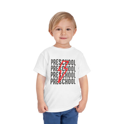 Preschool Back-to-School Lightning Bolt Shirt, Back-to-School, First Day of School, Preschool, MDO, Mothers Day Out, Toddler T-Shirt