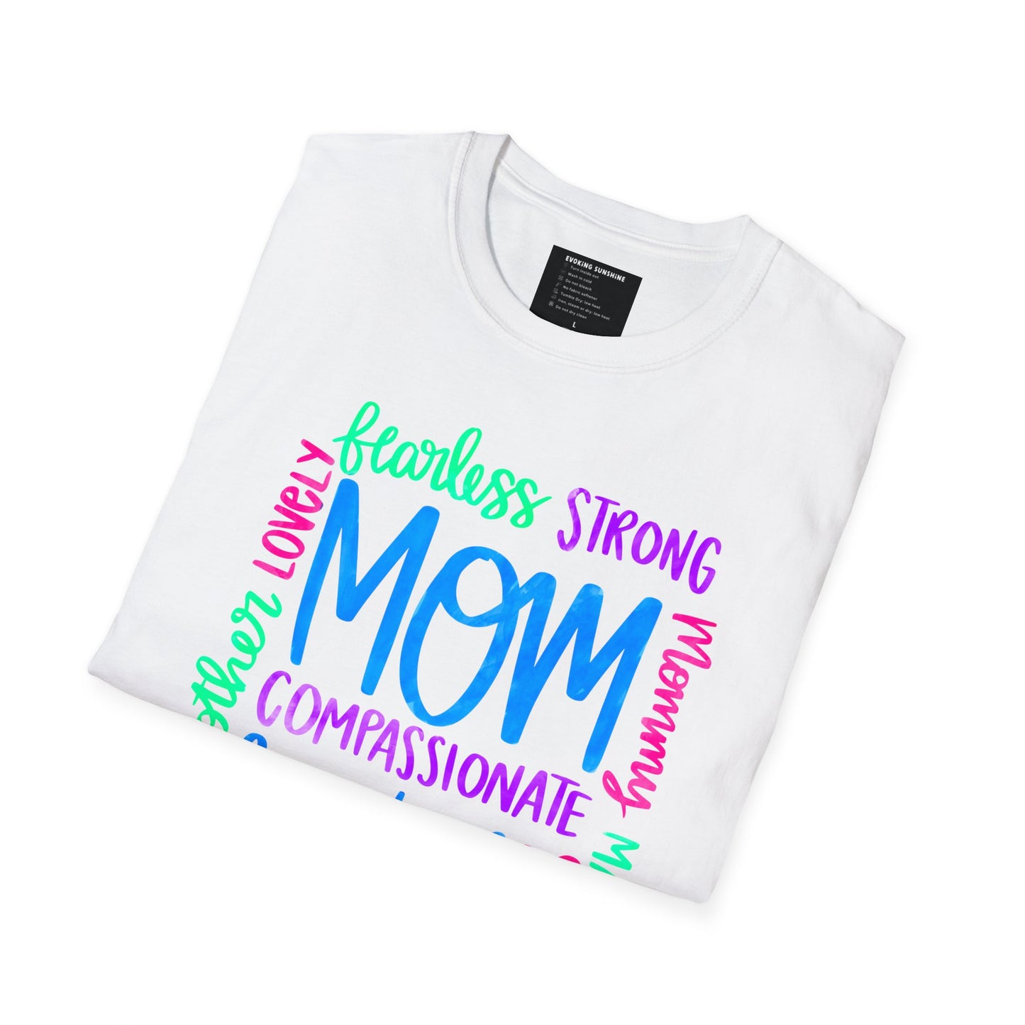 Radiant Mom: Empowering Jewel Tone Shirt, Soft style shirt