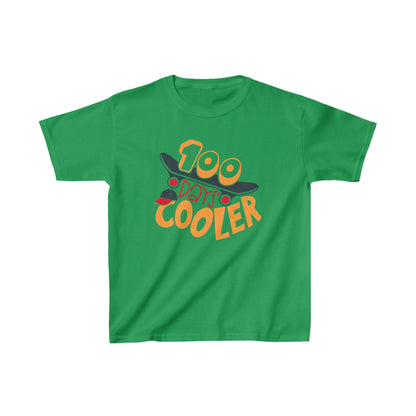 100 Days Cooler - Celebration School Shirt - Skateboard - Kids Heavy Cotton™ Tee