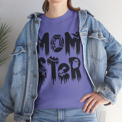 Momster Tee, Halloween Shirt, Trick-or-Treat, Unisex Heavy Cotton Tee,