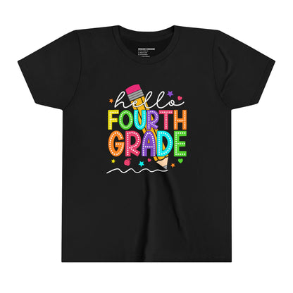 Hello Fourth Grade, Back to School Shirt, 4th Grade, Elementary School