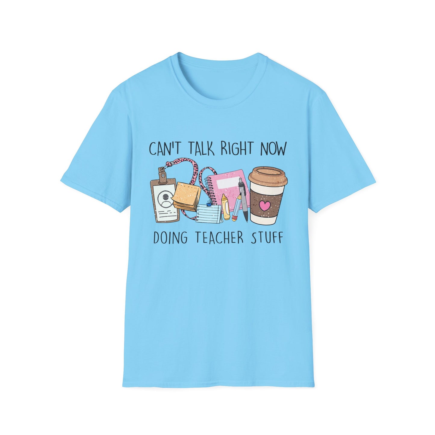 Teacher Life Unisex Softstyle T-Shirt | Funny Teacher Tee, Gift for Educators, Classroom Humor, Teacher Appreciation, Back to School