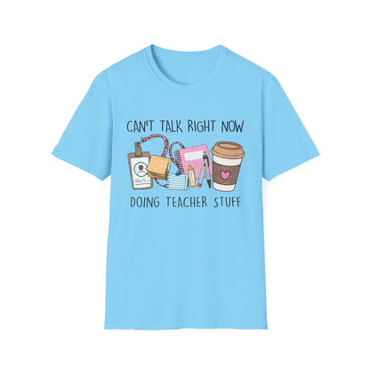 Teacher Life Unisex Softstyle T-Shirt | Funny Teacher Tee, Gift for Educators, Classroom Humor, Teacher Appreciation, Back to School