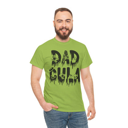 Dadcula Tee, Halloween Tee, Dad Shirt, Halloween Dad Shirt, Unisex Heavy Cotton Tee,