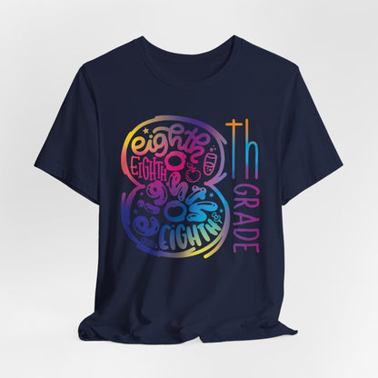 8th Grade Celebration Short Sleeve, Middle School, School Year, Eighth grade