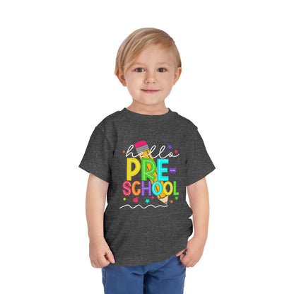Hello Preschool, Back to School Shirt, Preschool, MDO, Mothers Day Out, Toddler T-Shirt