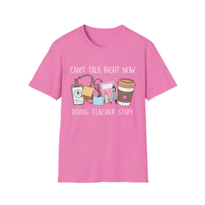 Teacher Life Unisex Softstyle T-Shirt | Funny Teacher Tee, Gift for Educators, Classroom Humor, Teacher Appreciation, Back to School