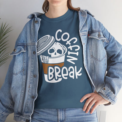 Coffin Break, Skeleton,  Coffee Tee, Unisex Shirt