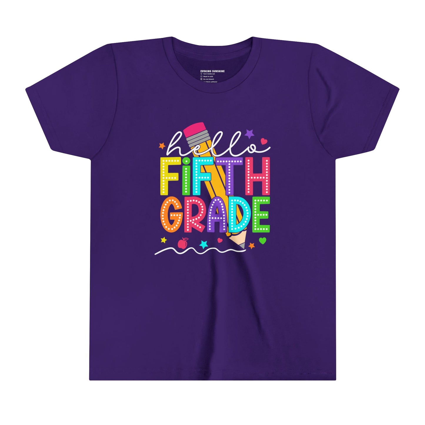 Hello Fifth Grade, Back to School Shirt, 5th Grade, Elementary School