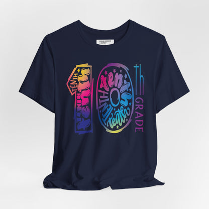 10th Grade Celebration Short Sleeve, High School, School Year, Tenth grade