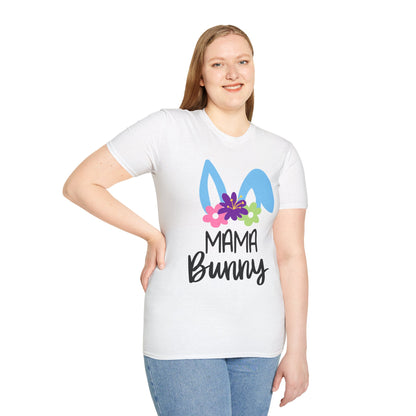 Mama Bunny Easter Unisex T-Shirt, Mommy and Me Matching Shirts, Rabbit Family Tee, Easter Bunny Shirt, Easter Gift for Mom