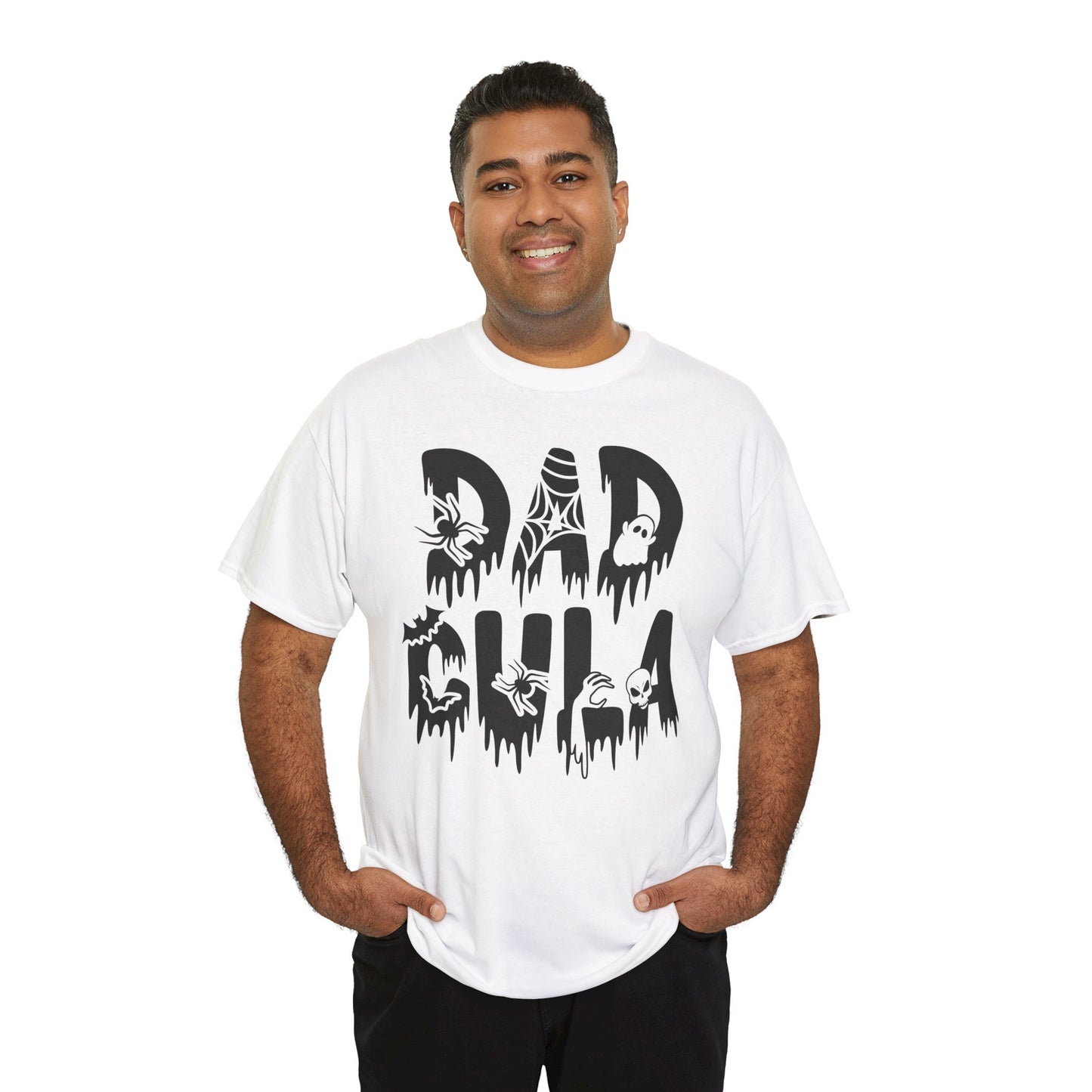 Dadcula Tee, Halloween Tee, Dad Shirt, Halloween Dad Shirt, Unisex Heavy Cotton Tee,