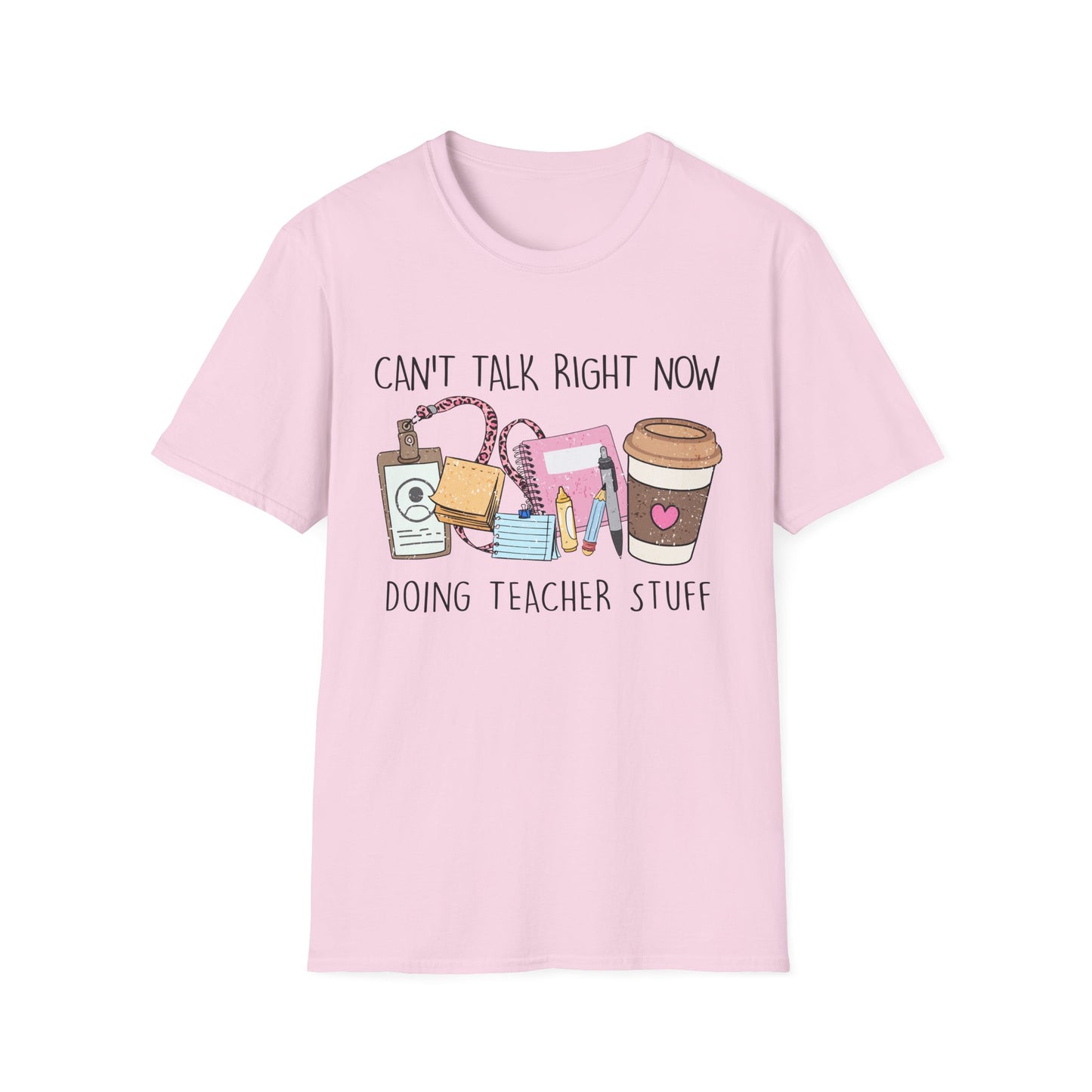 Teacher Life Unisex Softstyle T-Shirt | Funny Teacher Tee, Gift for Educators, Classroom Humor, Teacher Appreciation, Back to School