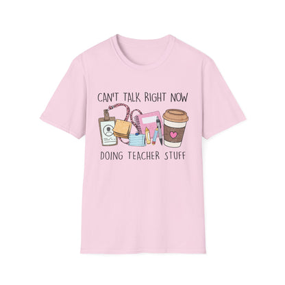 Teacher Life Unisex Softstyle T-Shirt | Funny Teacher Tee, Gift for Educators, Classroom Humor, Teacher Appreciation, Back to School