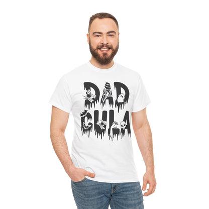 Dadcula Tee, Halloween Tee, Dad Shirt, Halloween Dad Shirt, Unisex Heavy Cotton Tee,