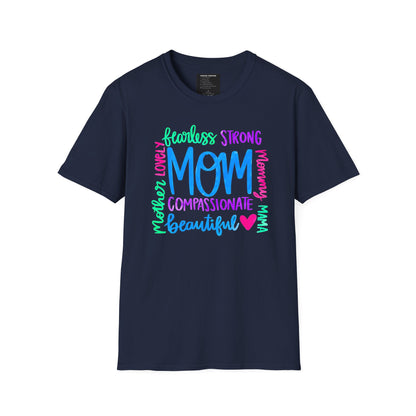 Radiant Mom: Empowering Jewel Tone Shirt, Soft style shirt