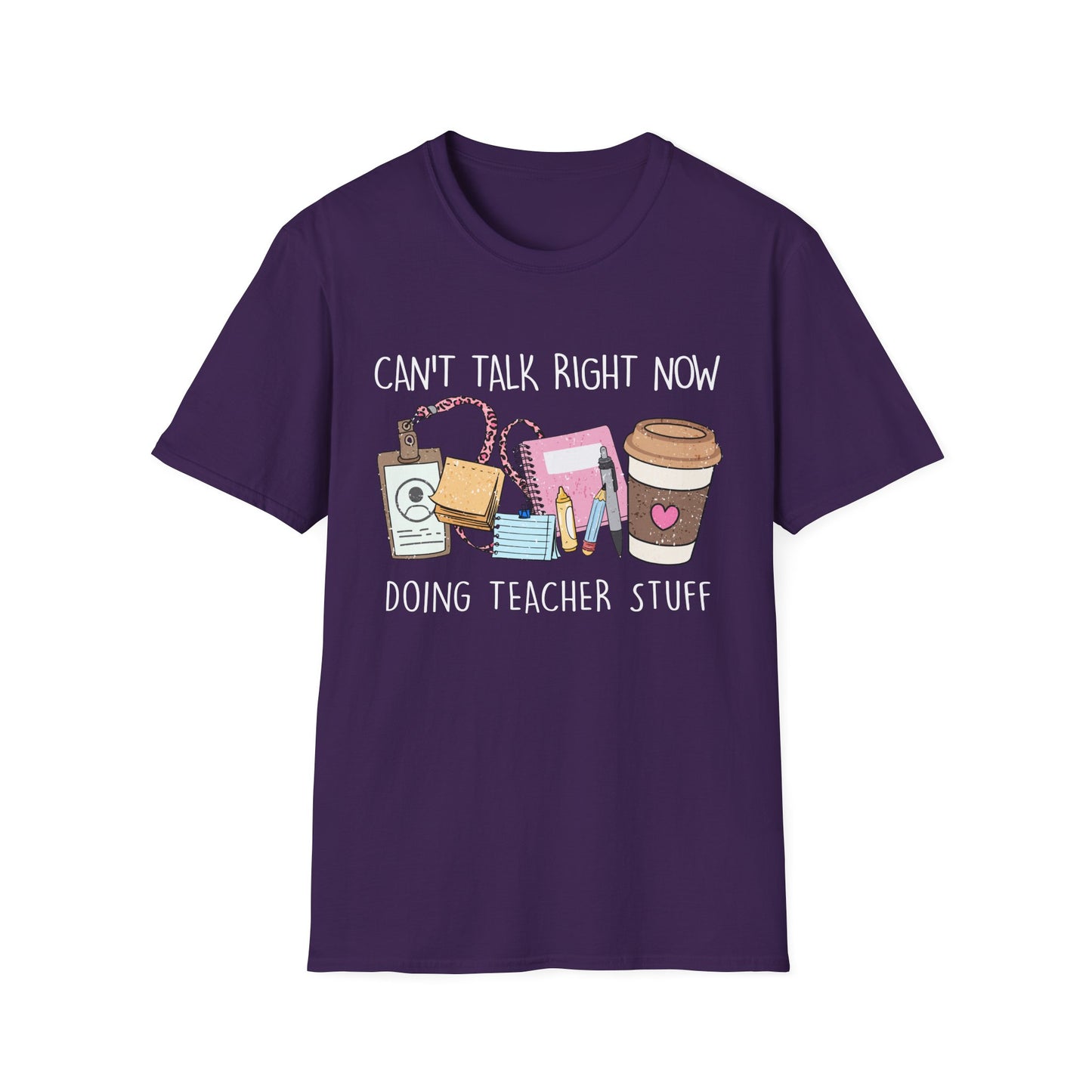 Teacher Life Unisex Softstyle T-Shirt | Funny Teacher Tee, Gift for Educators, Classroom Humor, Teacher Appreciation, Back to School