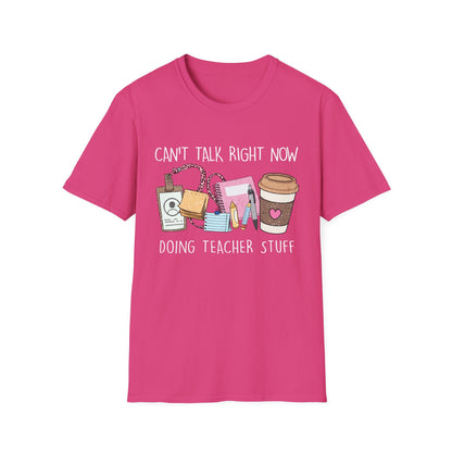 Teacher Life Unisex Softstyle T-Shirt | Funny Teacher Tee, Gift for Educators, Classroom Humor, Teacher Appreciation, Back to School