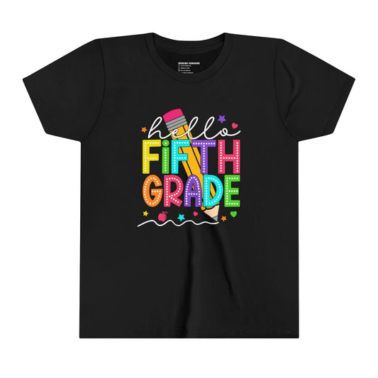 Hello Fifth Grade, Back to School Shirt, 5th Grade, Elementary School