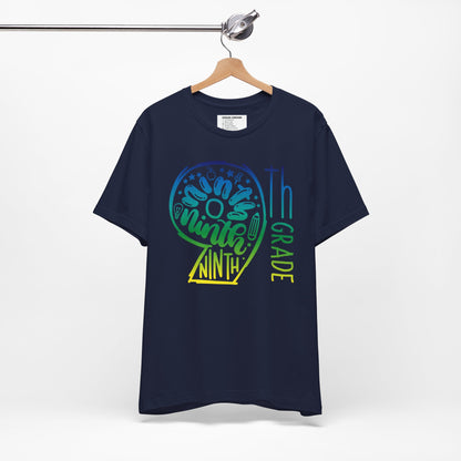 9th Grade Celebration Short Sleeve Tee, High School, School Year, Ninth grade