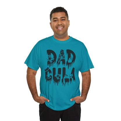 Dadcula Tee, Halloween Tee, Dad Shirt, Halloween Dad Shirt, Unisex Heavy Cotton Tee,