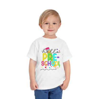 Hello Preschool, Back to School Shirt, Preschool, MDO, Mothers Day Out, Toddler T-Shirt