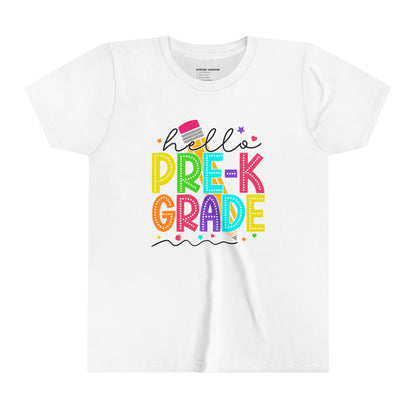 Hello Pre-K, Back to School Shirt, Elementary School, MDO, Mothers Day Out