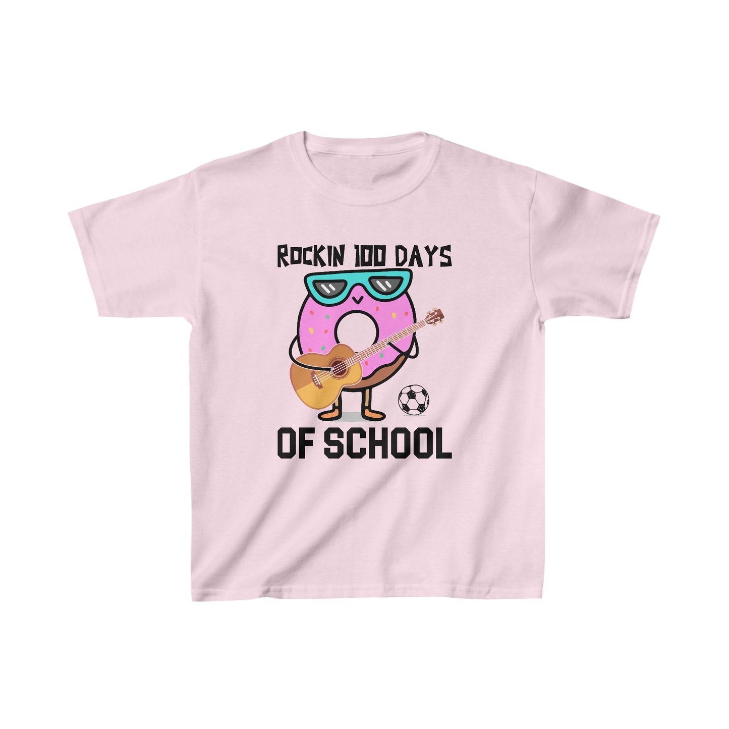 Rockin' 100 Days of School Shirt – Sweet Tunes for a Sweet Milestone! - Celebration School Shirt - Kids Heavy Cotton™ Tee