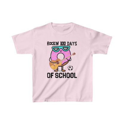 Rockin' 100 Days of School Shirt – Sweet Tunes for a Sweet Milestone! - Celebration School Shirt - Kids Heavy Cotton™ Tee