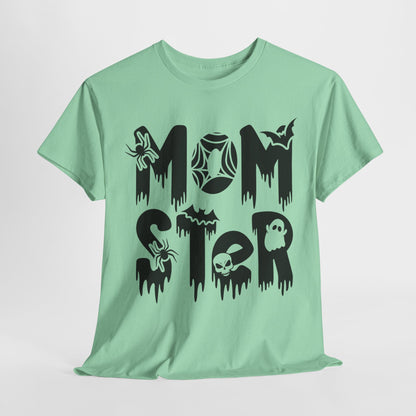 Momster Tee, Halloween Shirt, Trick-or-Treat, Unisex Heavy Cotton Tee,