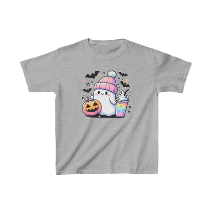 Pretty in Pastel - Cute Ghost - Halloween Shirt - Kids Tee