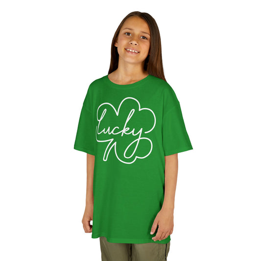 Kids Luckly Clover Shirt, Shamrock Shirt, Lucky Shirt, St. Patrick's Day