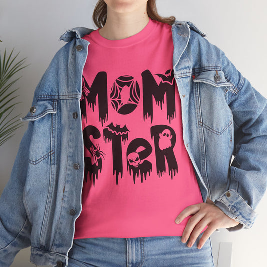 Momster Tee, Halloween Shirt, Trick-or-Treat, Unisex Heavy Cotton Tee,