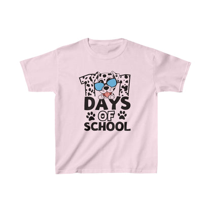 101 Days of School Shirt – Celebrate Milestones in Style! - Dalmation - Kids Heavy Cotton™ Tee