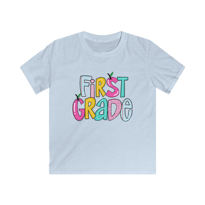 First Grade Kids Tee, Cute Kids Shirt, Back to School Gift, Children's T-Shirt, Elementary School, First Day of School