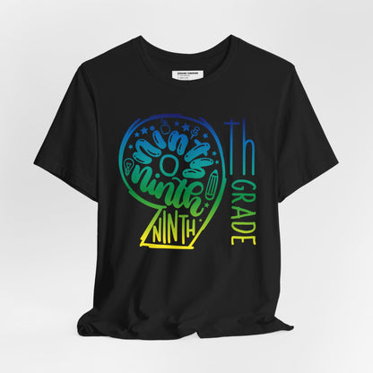 9th Grade Celebration Short Sleeve Tee, High School, School Year, Ninth grade