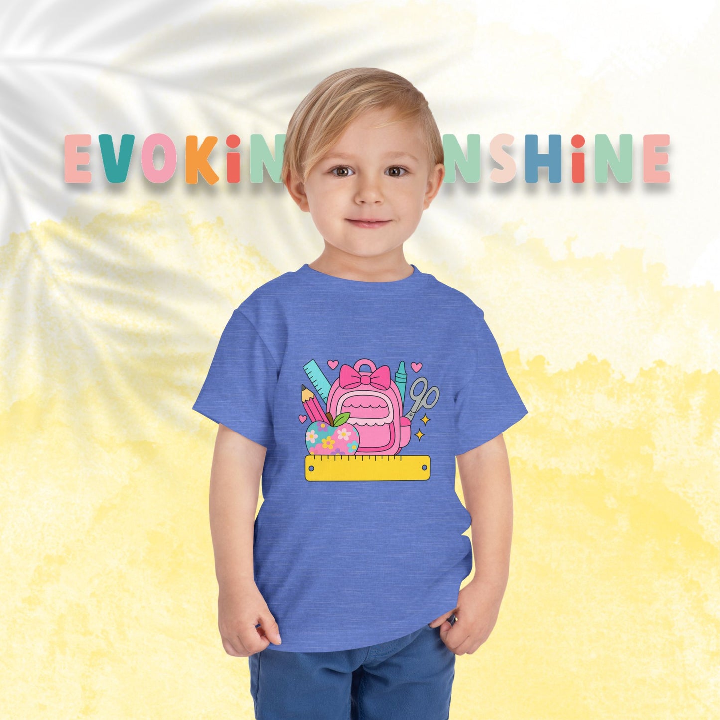 Custom Girls Back-to-School Toddler Tee, Preschool, Kindergarten, MDO, School Shirt, Backpack, Bookbag, Personalize