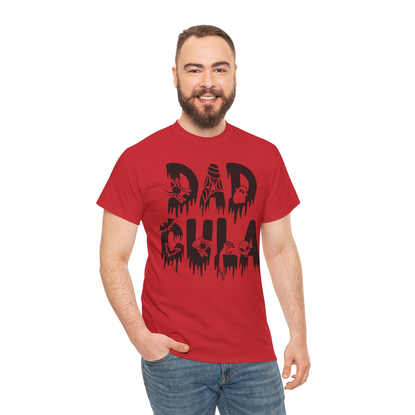 Dadcula Tee, Halloween Tee, Dad Shirt, Halloween Dad Shirt, Unisex Heavy Cotton Tee,