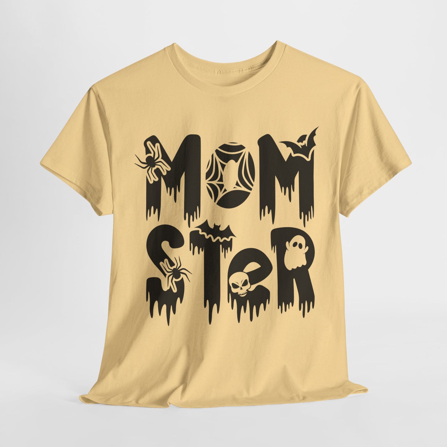 Momster Tee, Halloween Shirt, Trick-or-Treat, Unisex Heavy Cotton Tee,